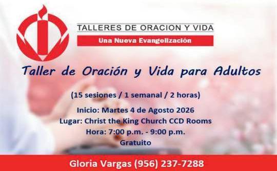 Prayer and Life Workshop for Adults